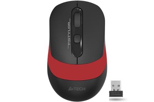 A4 TECH FG10 KIRMIZI/SİYAH KABLOSUZ NANO MOUSE Kablosuz WİRELESS
